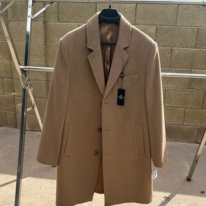Men's Camel Overcoat